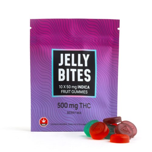Indica Jelly Bites | Berry Mix | 500mg THC | Twisted Extracts