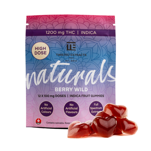 Berry Wild Gummies | Indica | 1200mg THC | Twisted Naturals