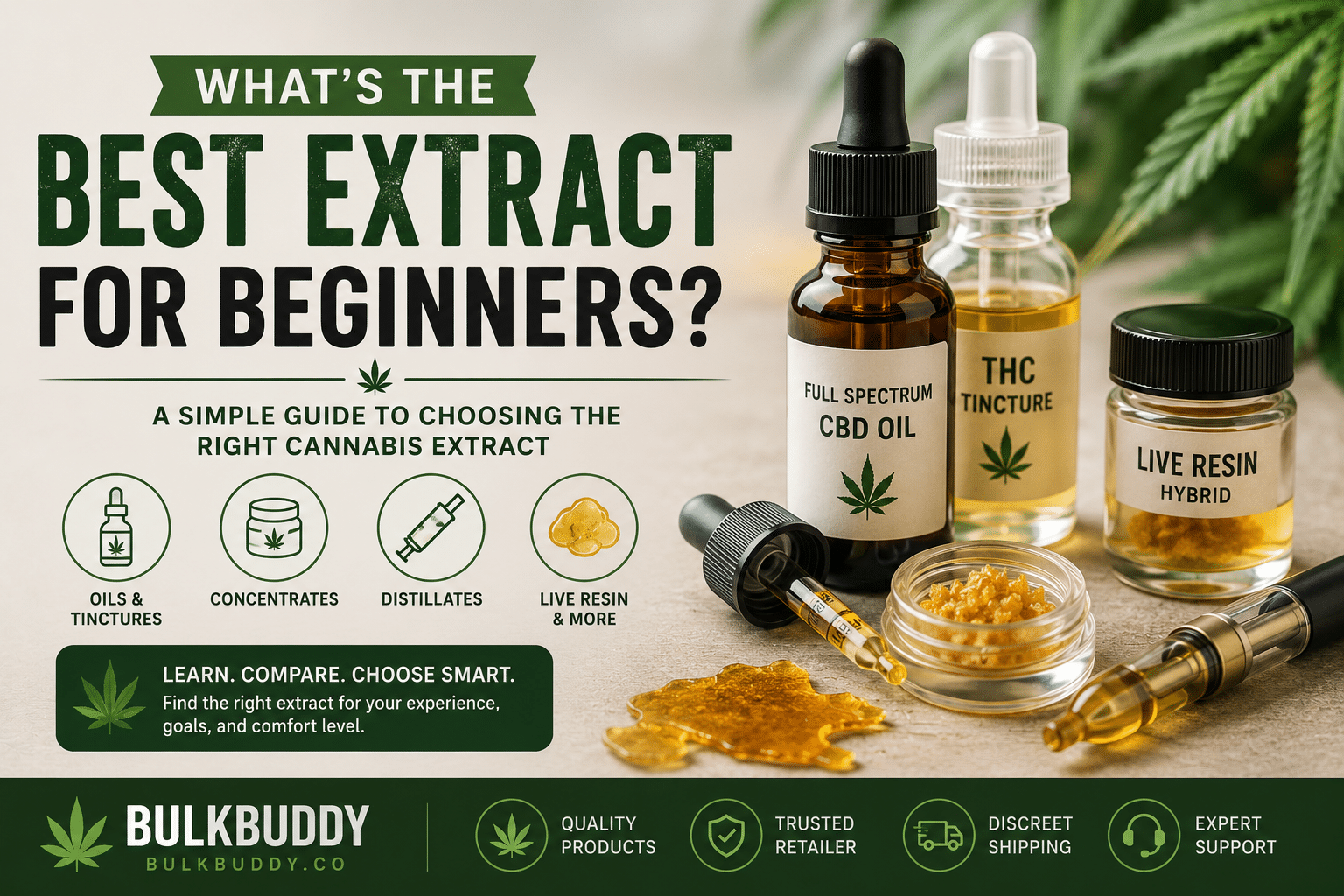 What’s the Best Cannabis Extracts for Beginners? A Simple Guide